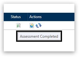Administrator Dashboard Assessment Completed