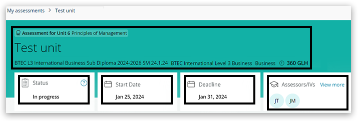 Pearson Progress: Managing your assessments (Learners)