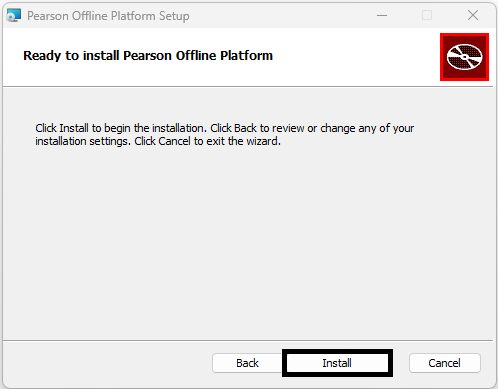 Install Wizard screen 4