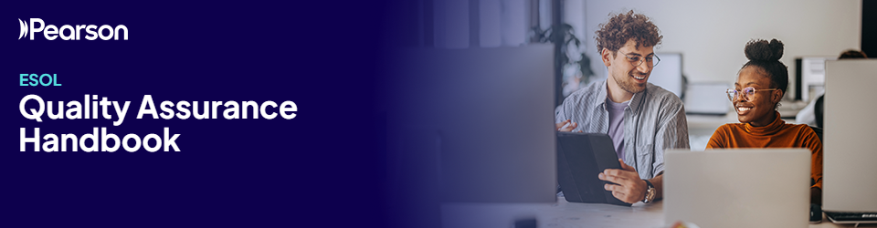 Banner text reads: ESOL Quality Assurance Handbook