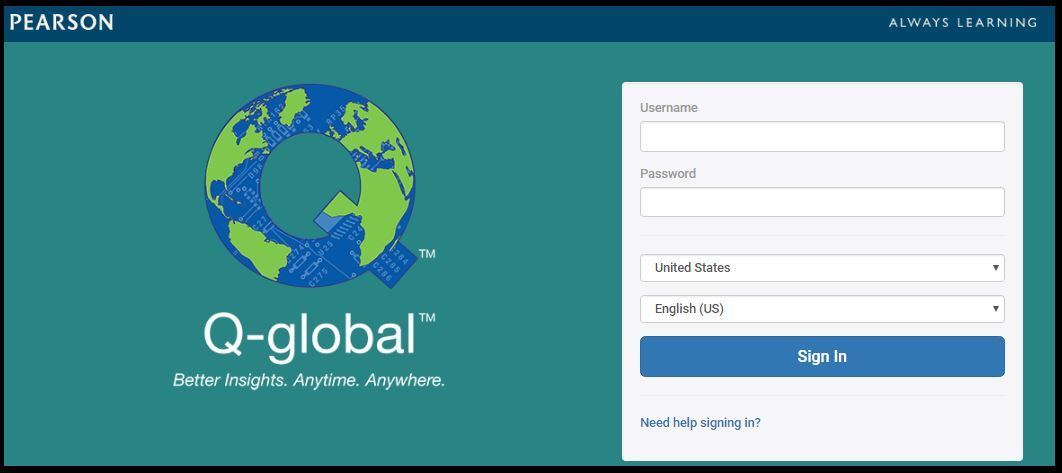 Q global Administer An On Screen Administration